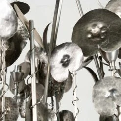 Brutalist Style Metal Chandelier - Chrome - Global Views Second -Home Decorate Shop GV 2BrutalistStyleMetalChandelier Chrome.05