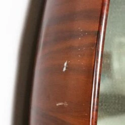 Pointed Oval Mirror With Wood Back - Global Views Second -Home Decorate Shop GV 4PointedOvalMirrorwithWoodBack.03