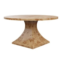 Custom George Dining Table -Home Decorate Shop GeorgeDiningTableMatrix.GoldenPecanMappaBurl.02 b26f47c5 e7d4 494e ba5e d3ec43f34c24