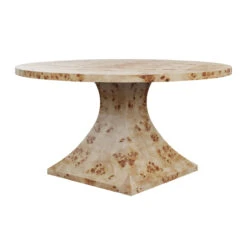 Custom George Dining Table -Home Decorate Shop GeorgeDiningTableMatrix.NaturalMappaBurl.02 ef8ff361 5373 4bc8 bd2d b67f0446514c