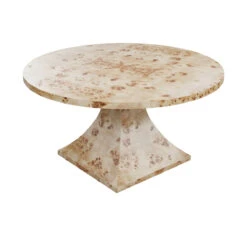 Custom George Dining Table -Home Decorate Shop GeorgeDiningTableMatrix.NaturalMappaBurl.03 0e898fcb 765b 4f33 9c22 906c13223229