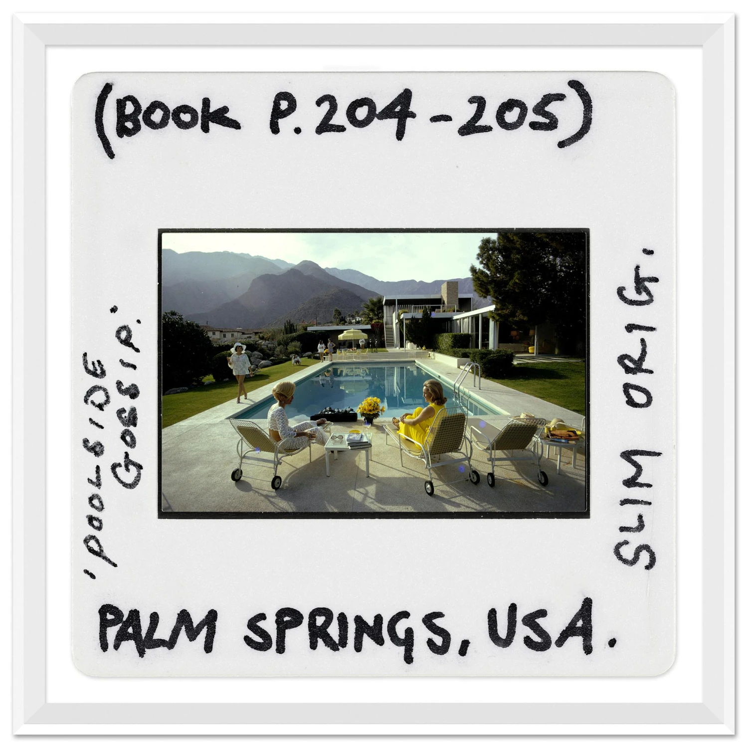 Getty Images 'Poolside Gossip - Slide' By Slim Aarons 1 Getty Images 'Poolside Gossip - Slide' By Slim Aarons