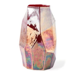 Graphic Luster Red Vase - L 6 Graphic Luster Red Vase - L -Home Decorate Shop GraphicLusterRedVase L.02