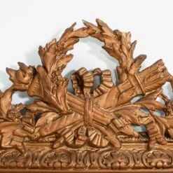 Louis XVI Style Elaborate Gold Gilt Framed Mirror -Home Decorate Shop HA 8LouisXVIStyleElaborateGoldGiltFramedMirror.04