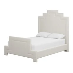 Custom Hannah Bed 27 Custom Hannah Bed -Home Decorate Shop HannahBedinClaudethBeigeWoven.02