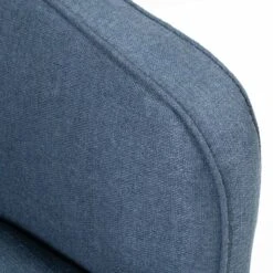 Helene Swivel Chair In Blue Tweed 9 Helene Swivel Chair In Blue Tweed -Home Decorate Shop HeleneSwivelChair BlueTweed.04