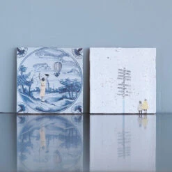 World Travelers Tile -Home Decorate Shop Hello Goodbye World Travellers1