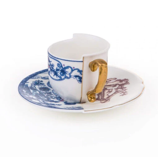 Hybrid Coffee Cup With Saucer - Eufemia By Seletti