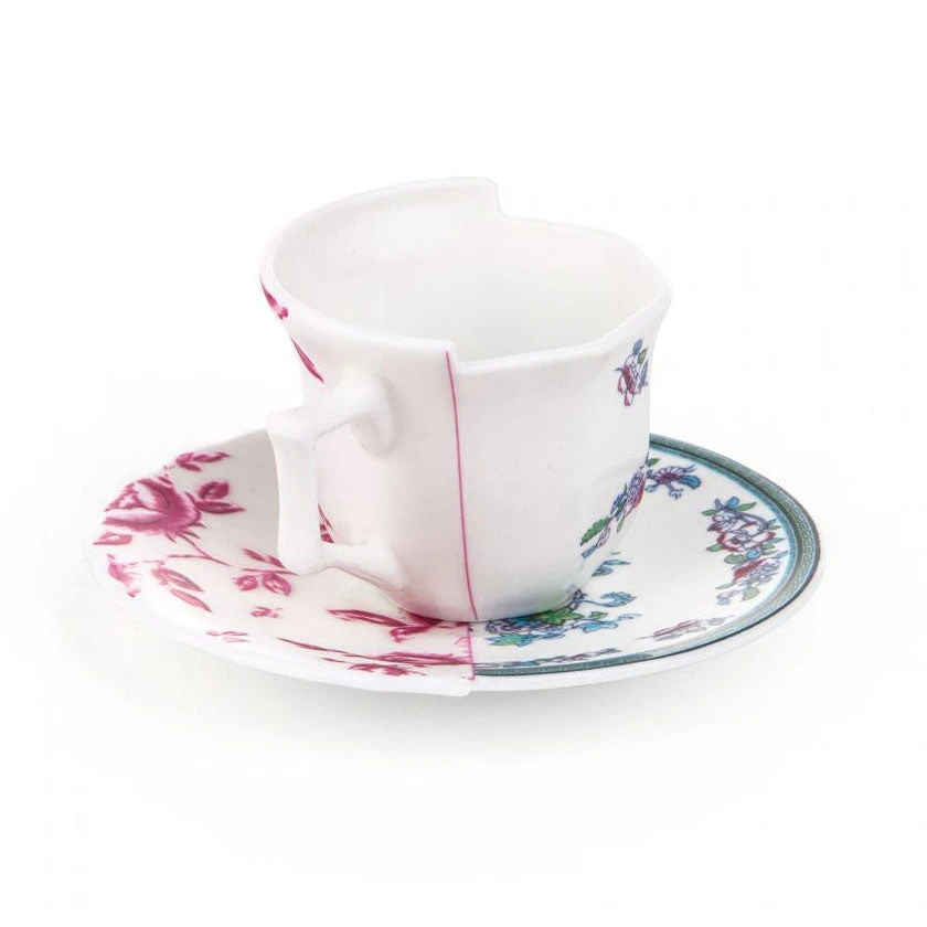 Hybrid Coffee Cup With Saucer - Leonia By Seletti 2 Hybrid Coffee Cup With Saucer - Leonia By Seletti - Image 2