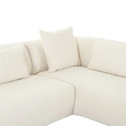 Iris Sectional In Ivory Tweed -Home Decorate Shop IrisSectionalinIvoryTweed.03 2