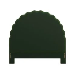 Custom Juliet Headboard -Home Decorate Shop JulietHeadboardinEvelynEmeraldVelvet.01