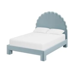 Custom Juliet Bed -Home Decorate Shop JulietteBedinClarioIceVelvet.02