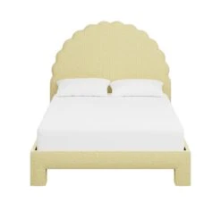 Custom Juliet Bed -Home Decorate Shop JulietteBedinNicolaLimeWoven.01