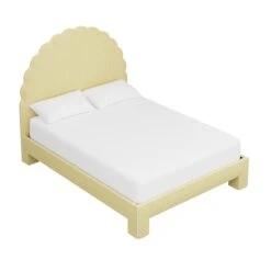 Custom Juliet Bed -Home Decorate Shop JulietteBedinNicolaLimeWoven.03