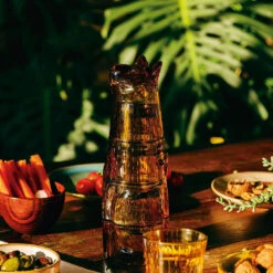 Kitty Ginger Stackable Glasses -Home Decorate Shop KittyGingerStackableGlasses.04