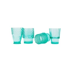 Koifish Mint Stackable Glasses -Home Decorate Shop KoifishMintStackableGlasses.02