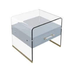 Leah Acrylic End Table -Home Decorate Shop LeahAcrylicEndTable.04