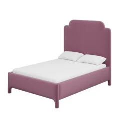 Custom Lillet Bed -Home Decorate Shop Lillet Bed in Ellie Plum Velvet.02
