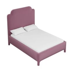 Custom Lillet Bed -Home Decorate Shop Lillet Bed in Ellie Plum Velvet.03