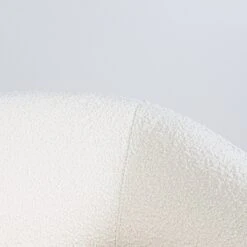 Lost & Found Swivel Chair In Ivory Boucle -Home Decorate Shop Lost FoundSwivelChairinIvoryBoucle.04