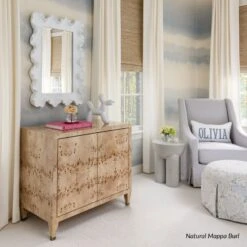 Custom Mallory Chest -Home Decorate Shop Mallory Natural Mappa Burl