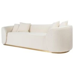 Martita Sofa In Ivory Boucle -Home Decorate Shop MartitaSofainIvoryBoucle.02