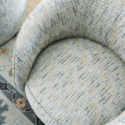 Martita Swivel Chair In Cameo Blue -Home Decorate Shop MartitaSwivelChairInCameoBlue.08