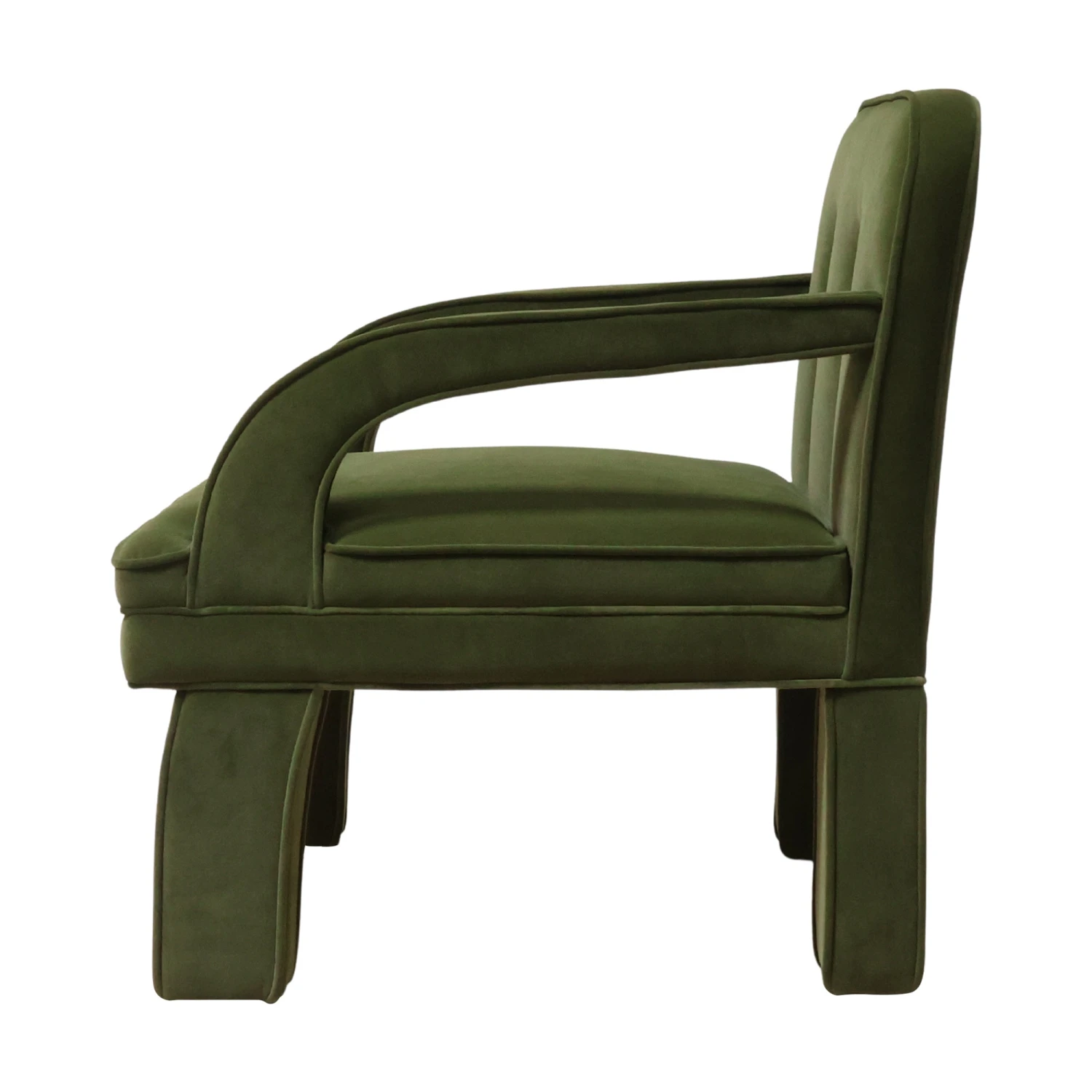 Mason Accent Chair In Green Velvet 6 Mason Accent Chair In Green Velvet - Image 6