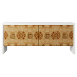 Custom Deloache Credenza -Home Decorate Shop MatadorCredenza.GoldenPecanMappaBurl.01