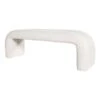 Maxwell Bench In Ivory Boucle