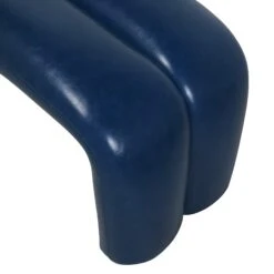 Maxwell Bench In Blue Leather -Home Decorate Shop MaxwellBenchinBlueLeather.03