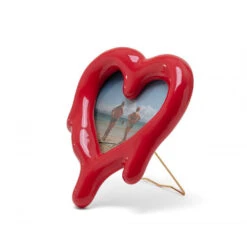 Melted Heart Mirror Frame - Red By Seletti -Home Decorate Shop Melted Heart Mirror Frame Red by Seletti.03