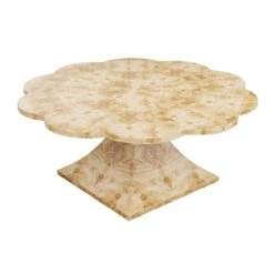 Custom Mirabell Dining Table 20 Custom Mirabell Dining Table -Home Decorate Shop MirabellDiningTableinGoldenPecanMappaBurl.03