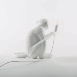Monkey Lamp - Sitting White By Seletti 8 Monkey Lamp - Sitting White By Seletti -Home Decorate Shop Monkey 20Lamp 20 20Sitting 20White 20By 20Seletti.04