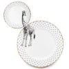 Monochrome Plate Set - Giraffe