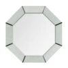 Montreal Mirror In Caroline Grasscloth - Chrome