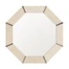 Montreal Mirror In Henry Grasscloth - Chrome