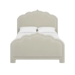 Custom Novi Bed 24 Custom Novi Bed -Home Decorate Shop NoviBedinDaliIvoryVelvet.01