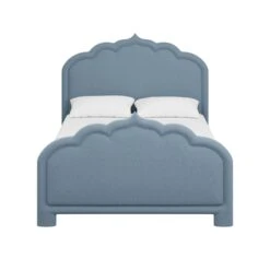 Custom Novi Bed 27 Custom Novi Bed -Home Decorate Shop NoviBedinFoleyBlueWoven.01