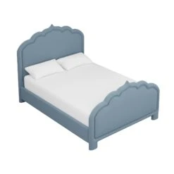 Custom Novi Bed 29 Custom Novi Bed -Home Decorate Shop NoviBedinFoleyBlueWoven.03