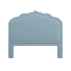 Custom Novi Headboard -Home Decorate Shop NoviHeadboardinClarioIceVelvet.01