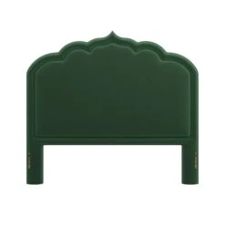 Custom Novi Headboard -Home Decorate Shop NoviHeadboardinEvelynEmeraldVelvet.01
