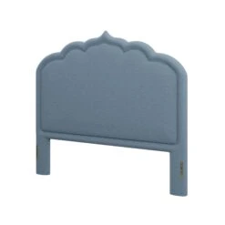 Custom Novi Headboard -Home Decorate Shop NoviHeadboardinFoleyBlueWoven.02