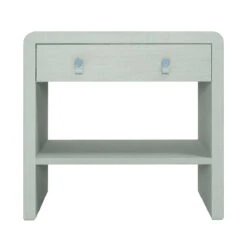 Old Flame Bedside Chest 17 Old Flame Bedside Chest -Home Decorate Shop OldFlameBedsideChest BlueLeatherHardware.01