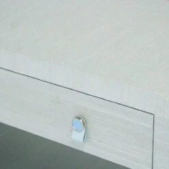 Old Flame Bedside Chest 19 Old Flame Bedside Chest -Home Decorate Shop OldFlameBedsideChest BlueLeatherHardware.03