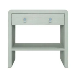 Old Flame Bedside Chest Petite 19 Old Flame Bedside Chest Petite -Home Decorate Shop OldFlameChestPetite BlueLeatherHardware.01