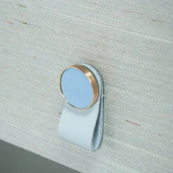 Old Flame Bedside Chest Petite 22 Old Flame Bedside Chest Petite -Home Decorate Shop OldFlameChestPetite BlueLeatherHardware.03