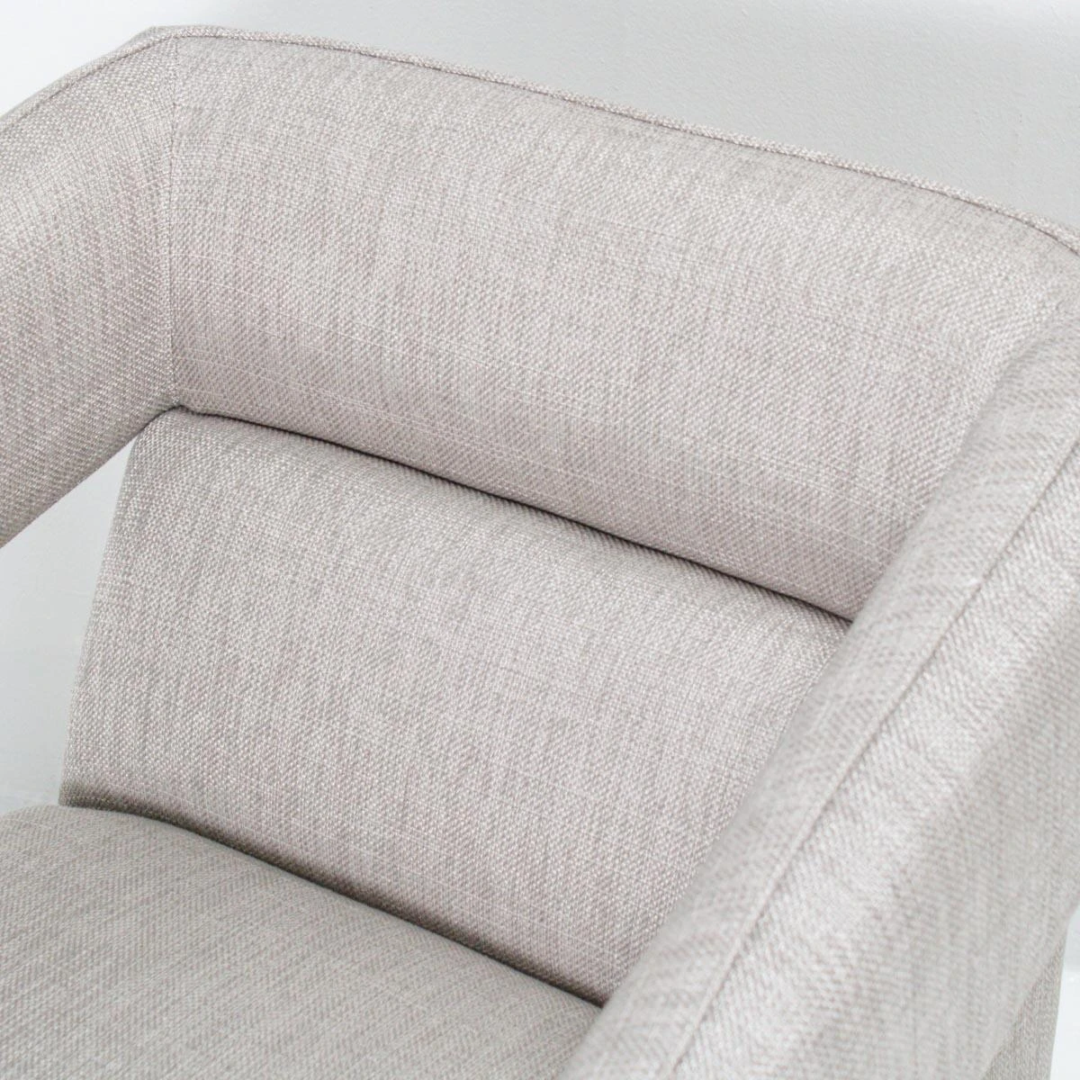 Palmer Swivel Chair In Grey Tweed 4 Palmer Swivel Chair In Grey Tweed - Image 4