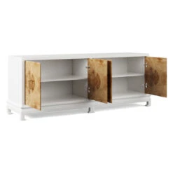 Custom Yates Credenza -Home Decorate Shop PalomaCredenza.GoldenPecanMappaBurl.04