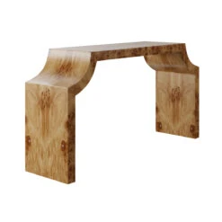 Custom Pasha Console Table -Home Decorate Shop PashaConsoleTableinBurl.GoldenPecanMappaBurl.01